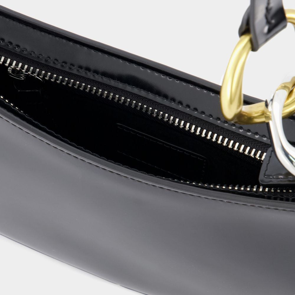 STAUD Mini Hobo Handbag with Chic Rings