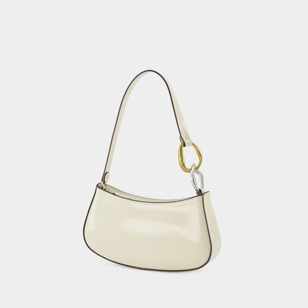 STAUD Mini Hobo Handbag with Artistic Ring Details