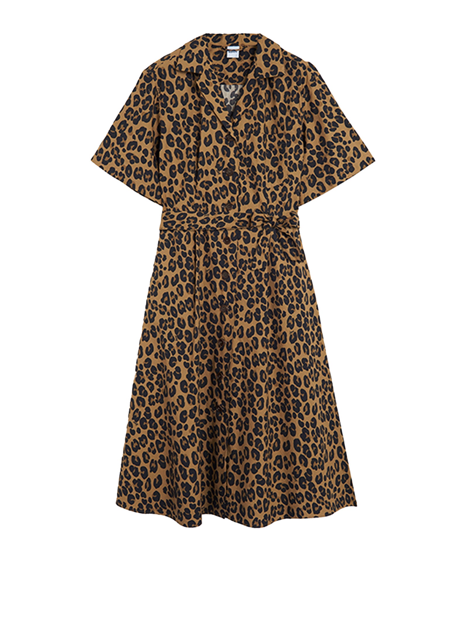 ASPESI Spotted Short Sleeve Long Dress for Women