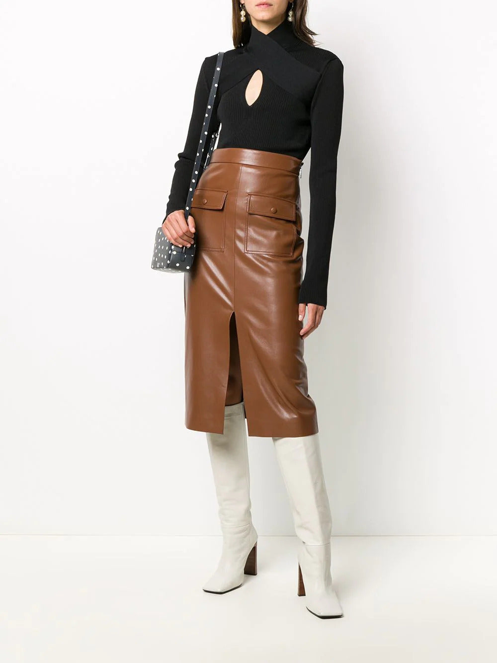 MSGM Ribbed Sweater for Women - FW20 Collection