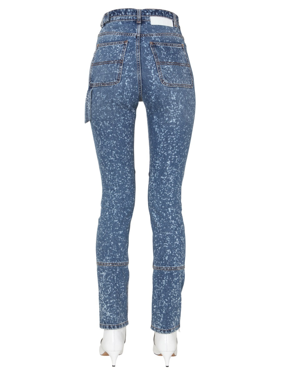 MSGM High Waist Skinny Fit Jeans for Women