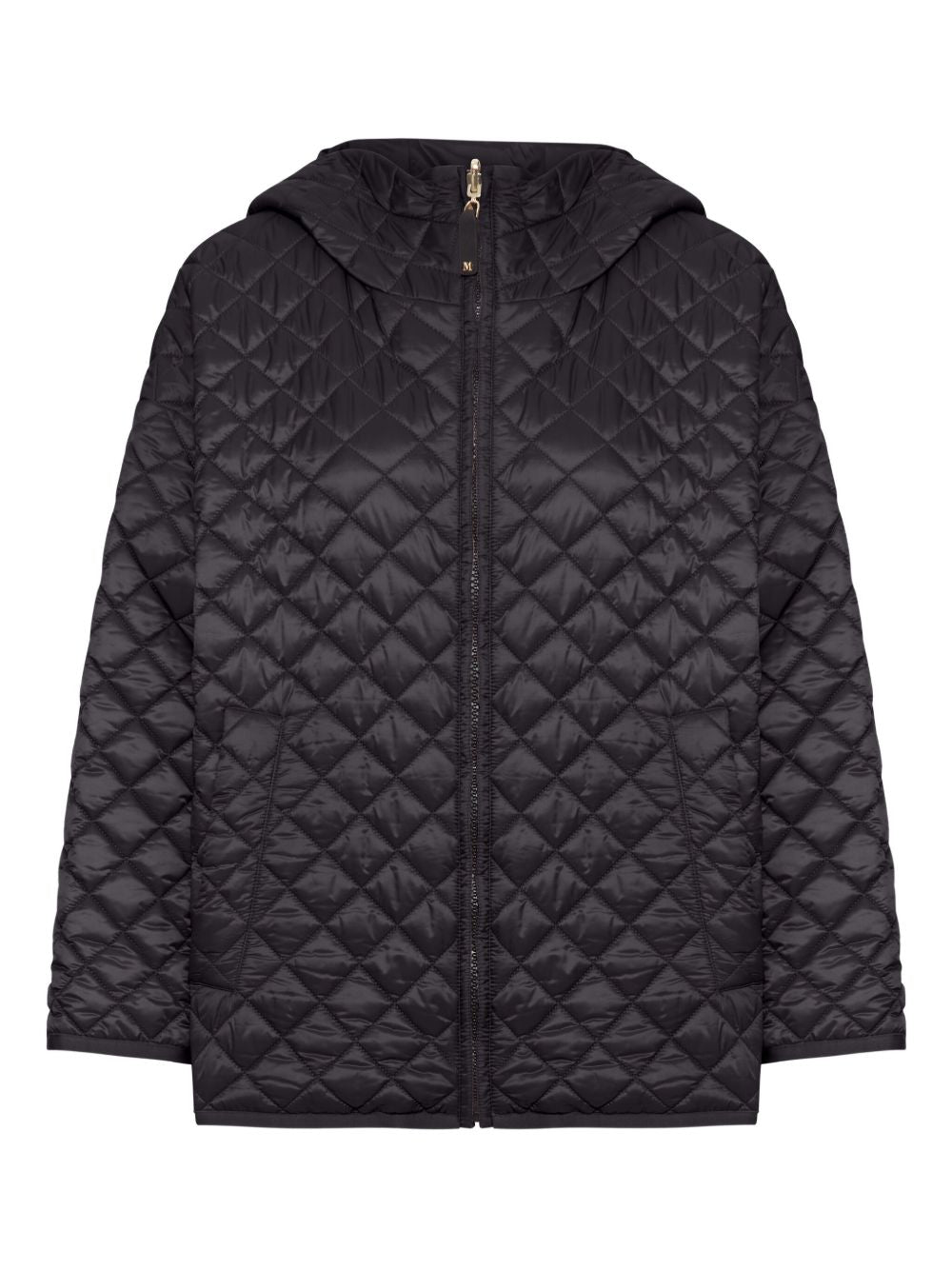 MAX MARA THE CUBE Quilted Hooded Jacket with Diamond Pattern for Women