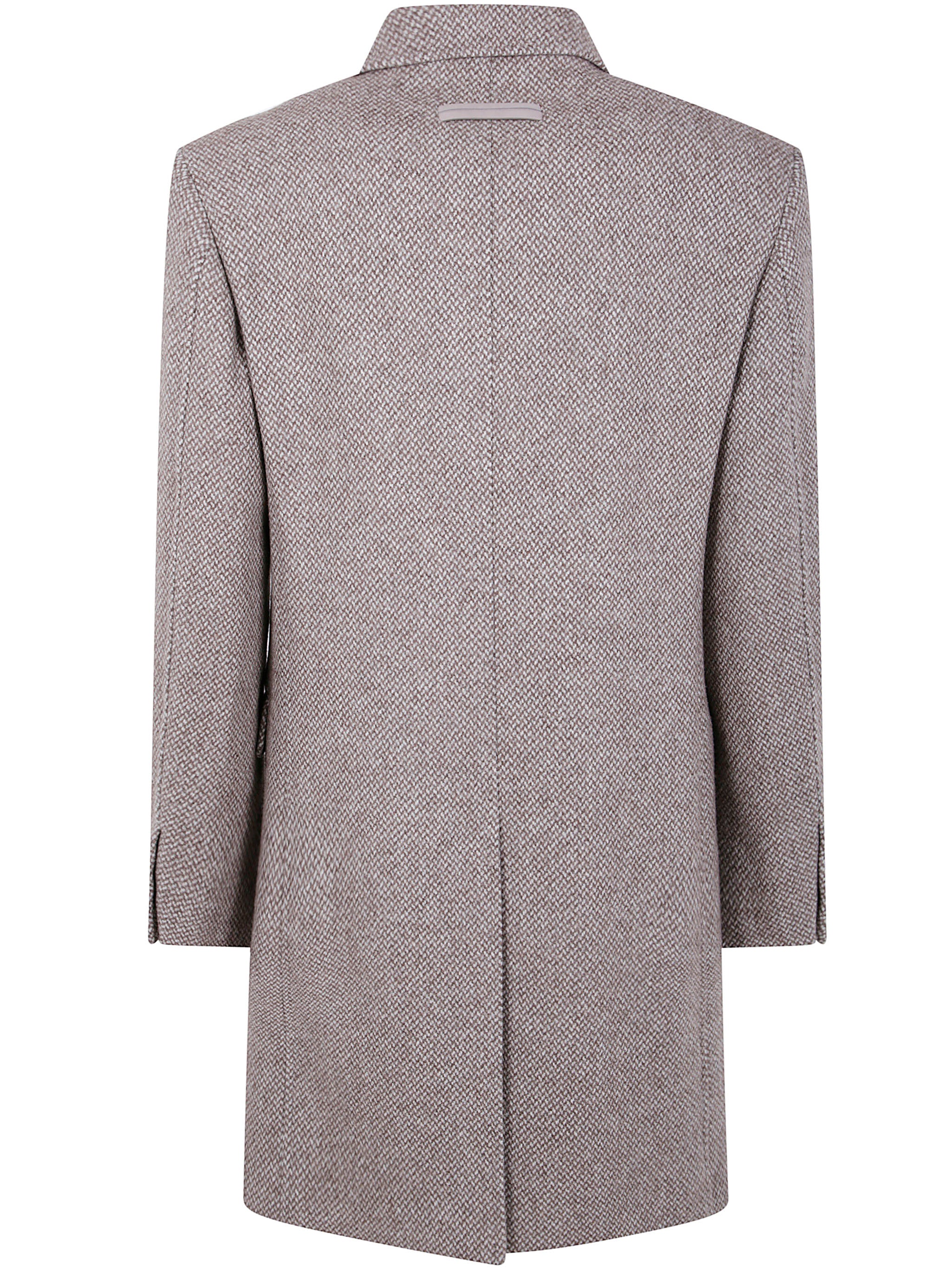 ZEGNA Luxury Wool and Cashmere Overcoat for Men