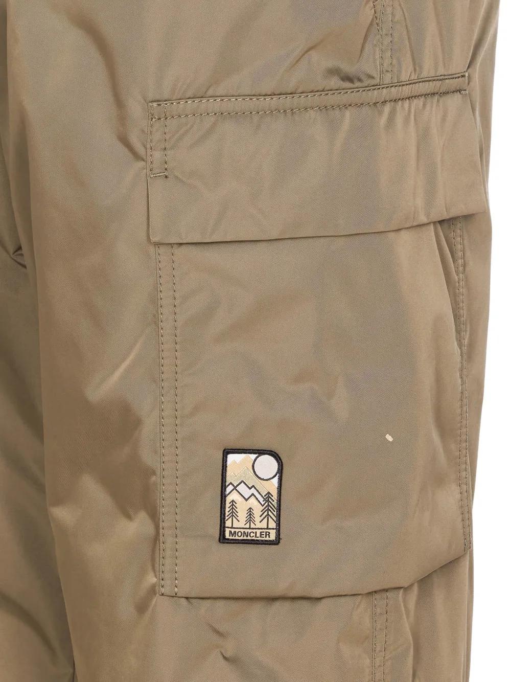 MONCLER Cargo Logo Pants for Men - FW25 Collection