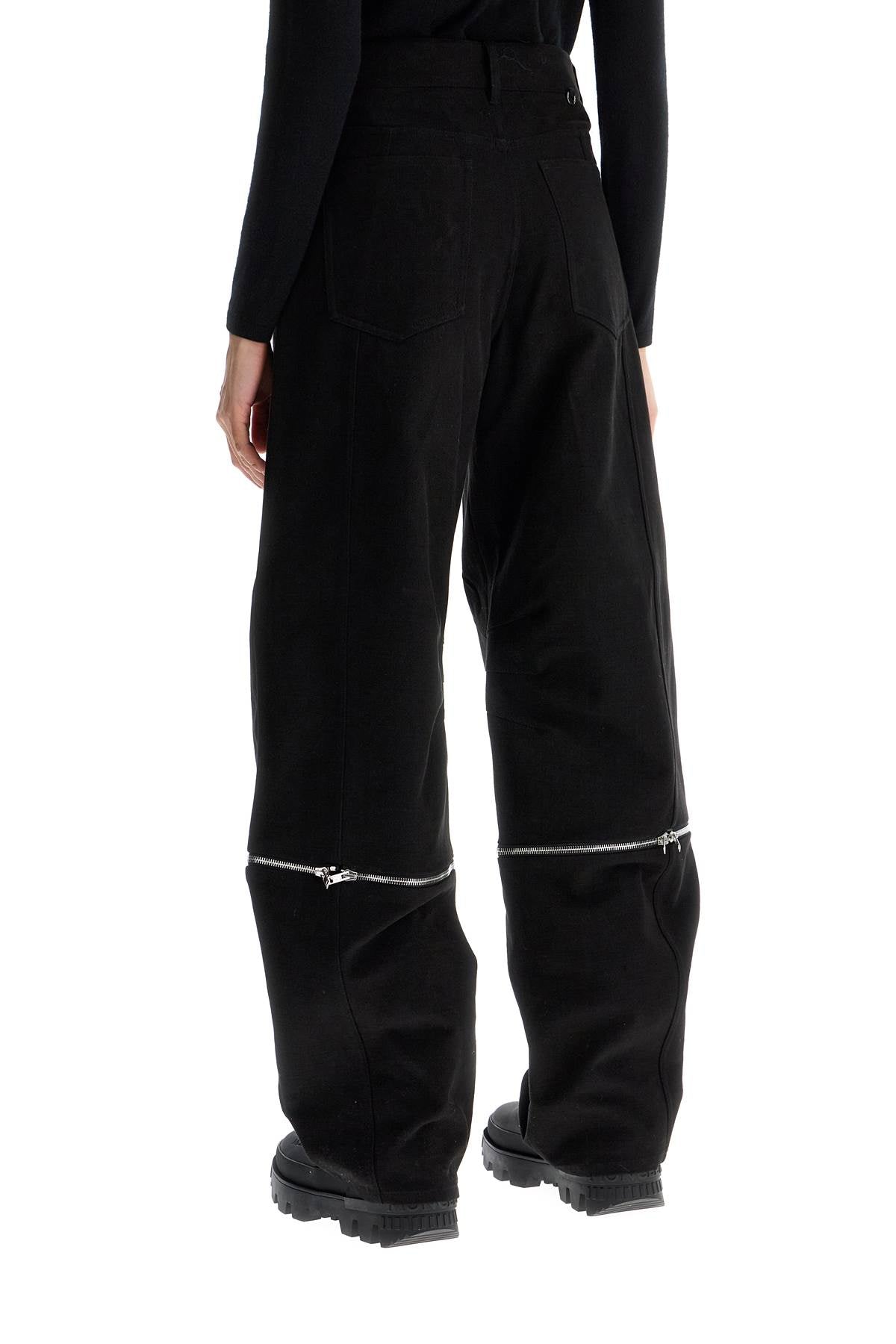 MONCLER GENIUS Chic Trousers with Zip Detail for Women