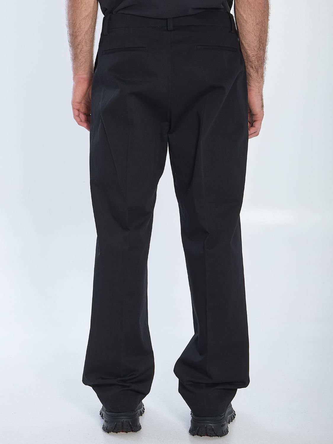 MONCLER GENIUS Lightweight Cotton Gabardine Trousers - Size 48