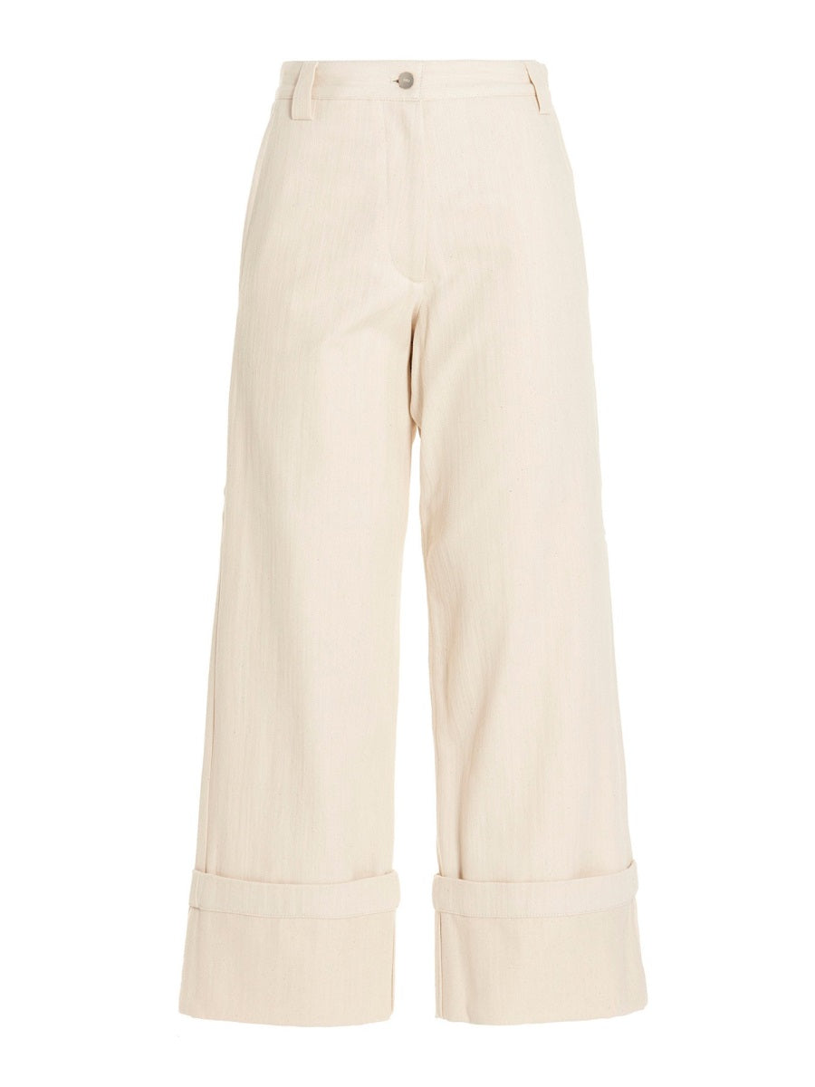 MONCLER GENIUS Flared Pants with Zipper Closure