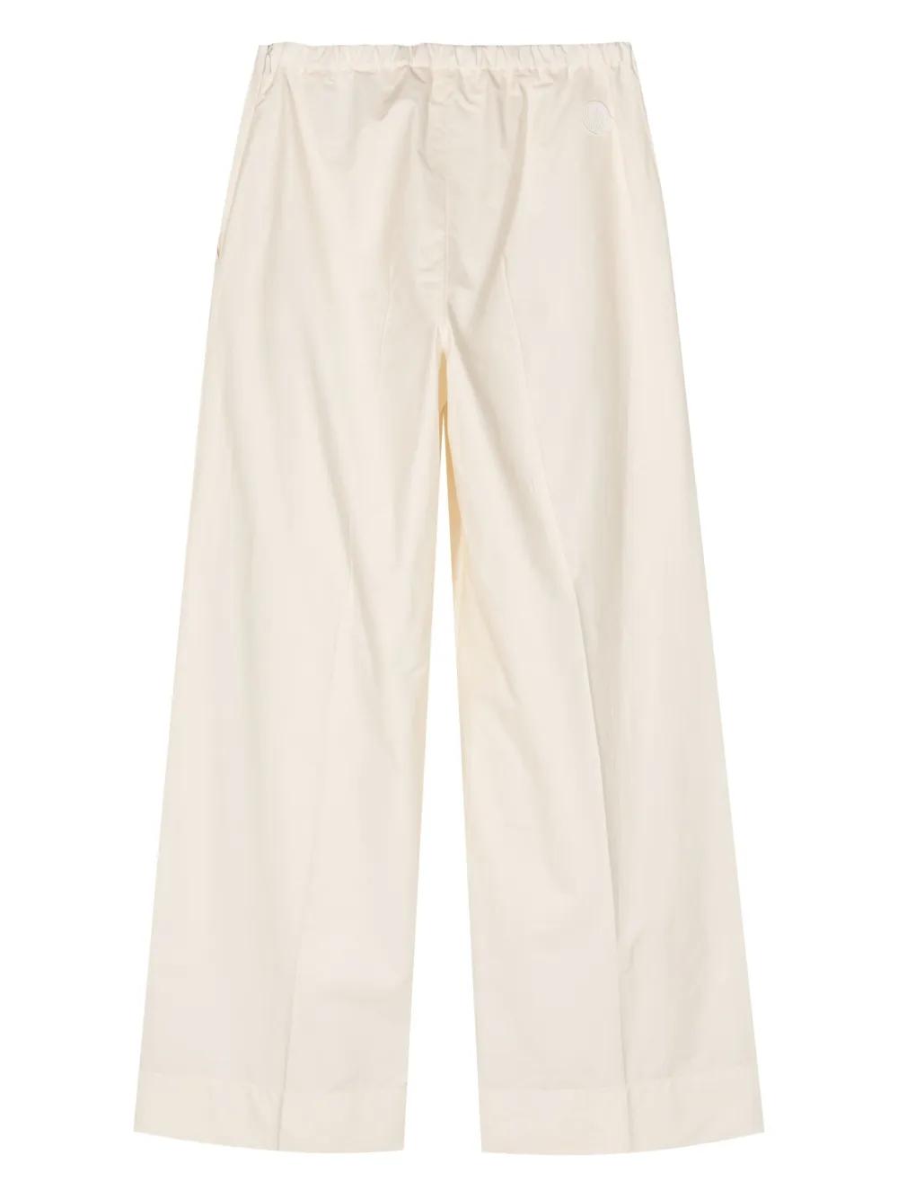 MONCLER Classic Regular Fit Poplin Pants - Size 40