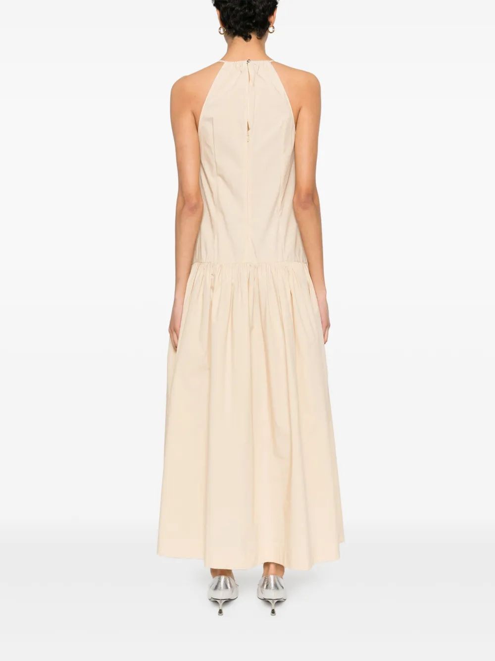 PATRIZIA PEPE Long Dress with Logo Patch for Women