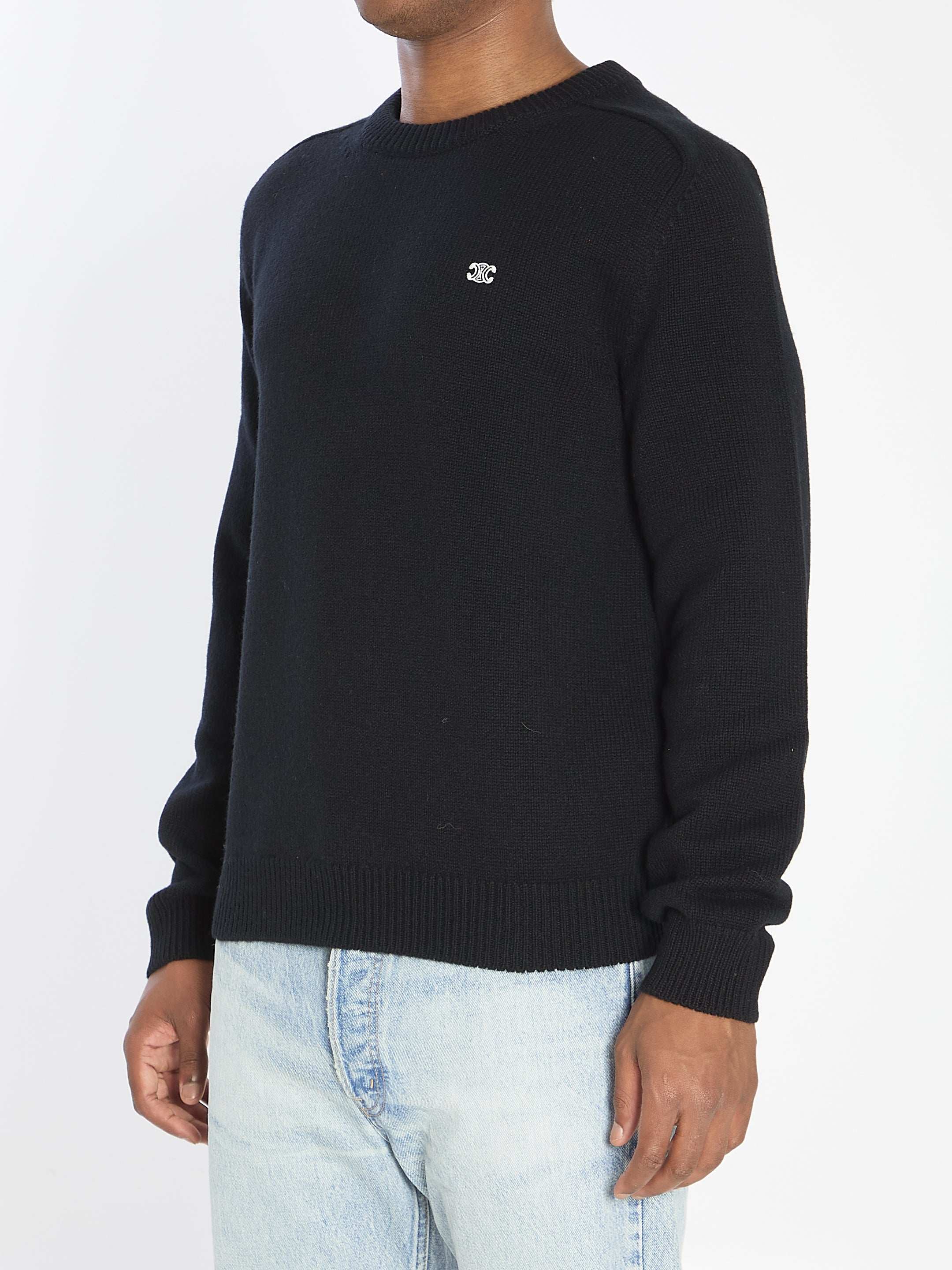 CELINE Men's Craw Neck Sweater - INT Size