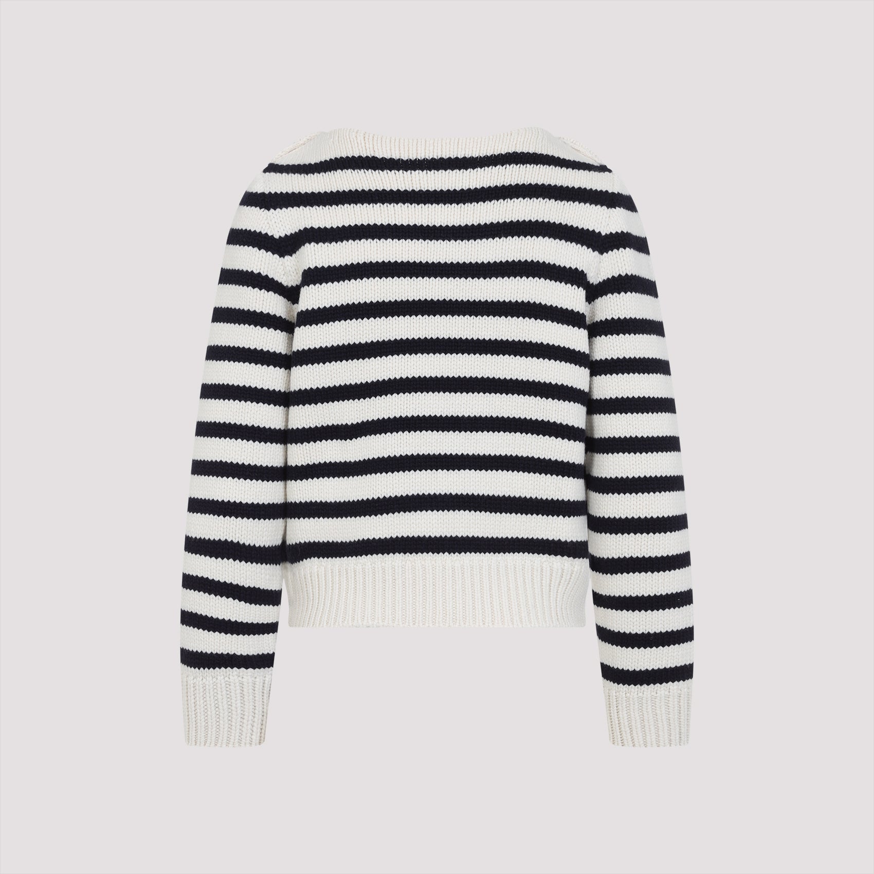 CELINE Mariniere Pullover - Women’s Lightweight Knit Sweater