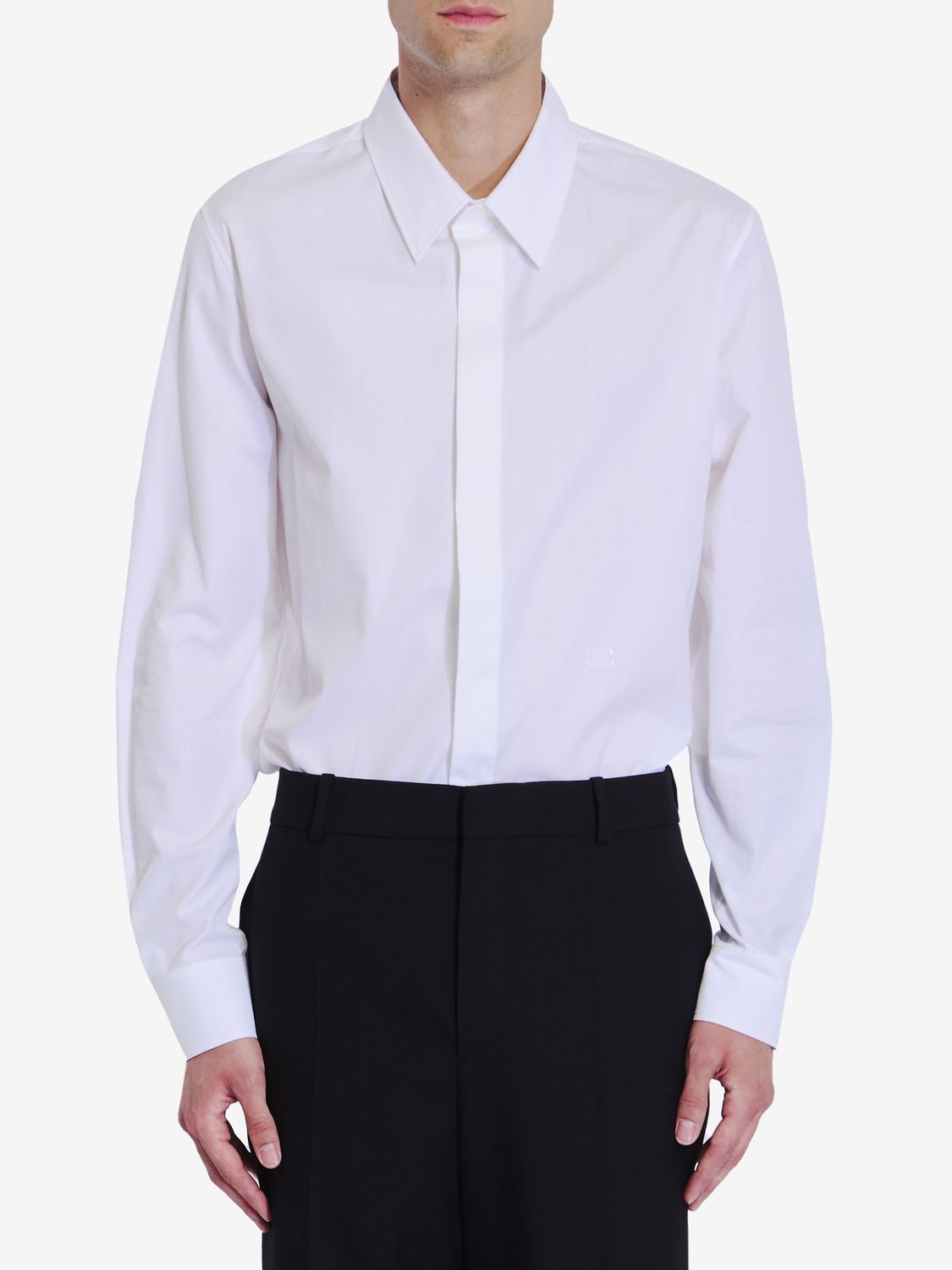 CELINE Cotton Poplin Long-Sleeved Shirt