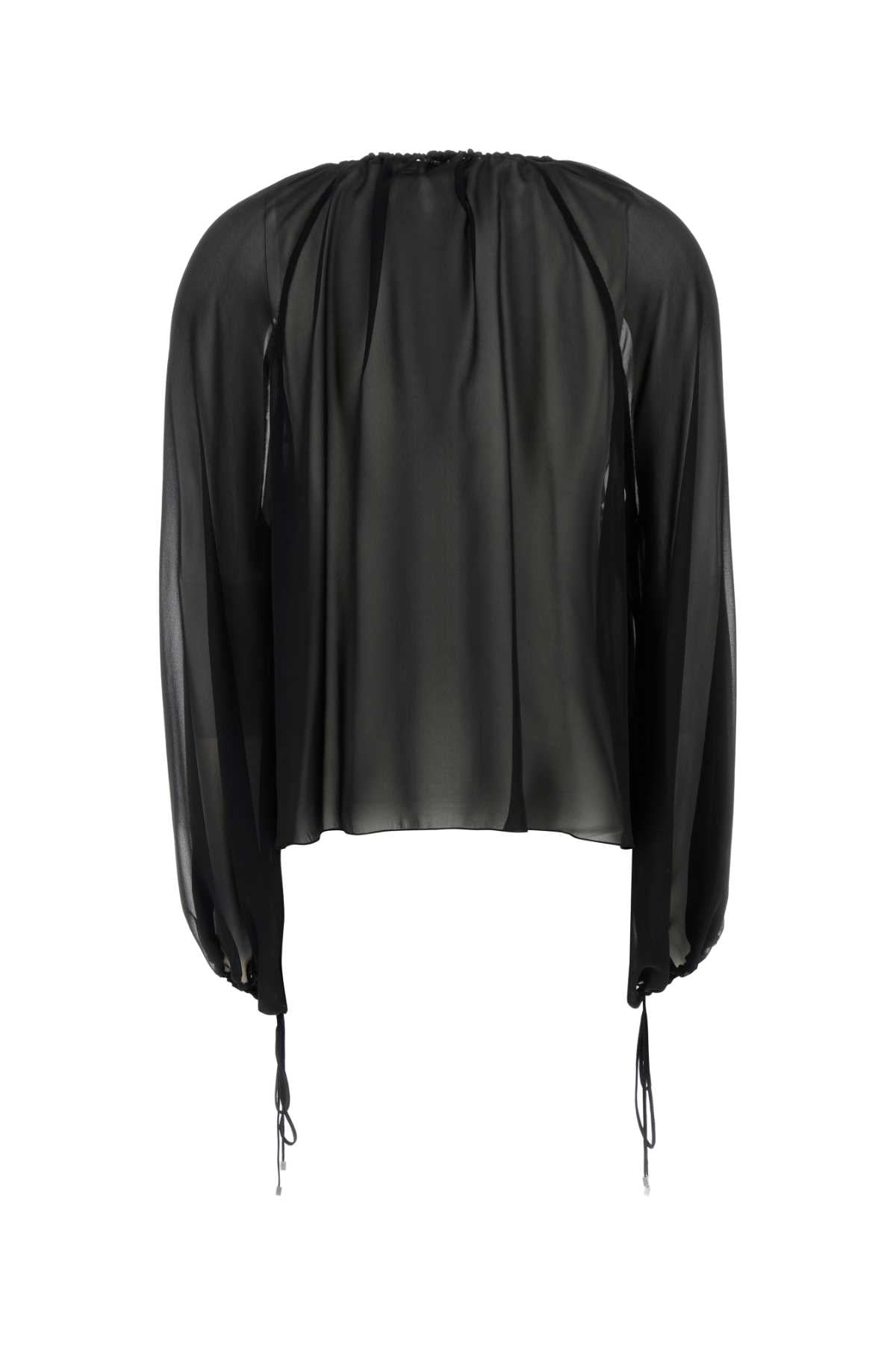 BLUMARINE Elegant Silk Blouse with Long Sleeves
