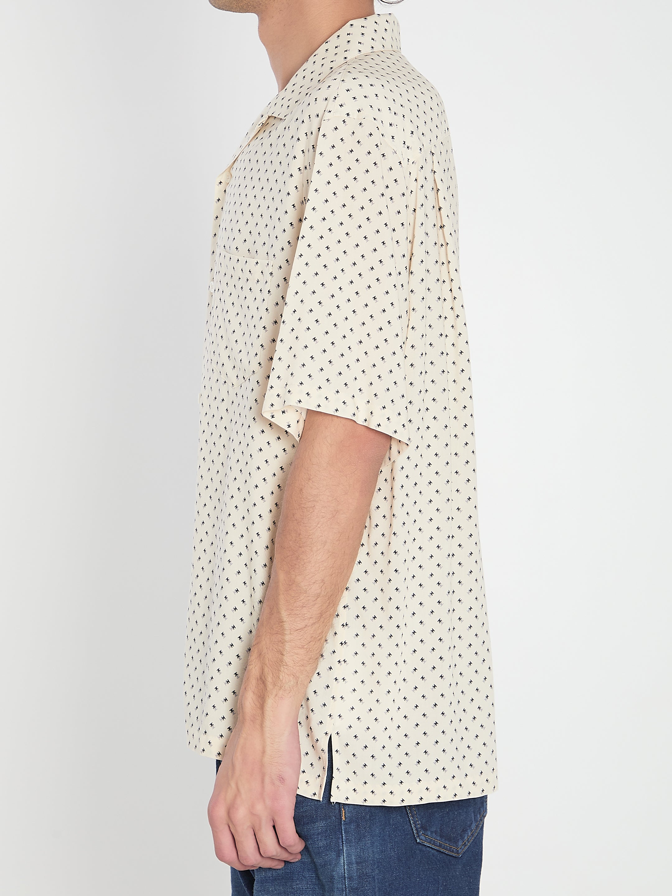 CELINE Men's Hawaiian Shirt - Size 41 IT