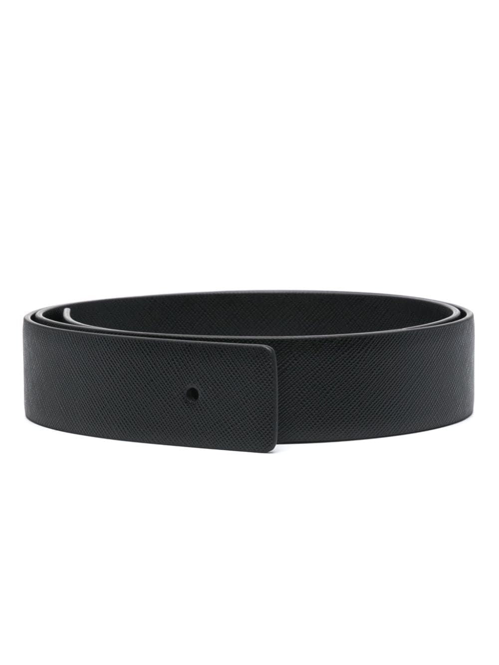 PRADA Classic Leather Belt for Men - SS25 Collection