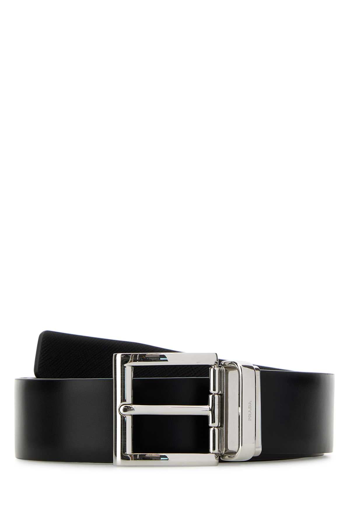 PRADA Reversible Leather Belt for Men