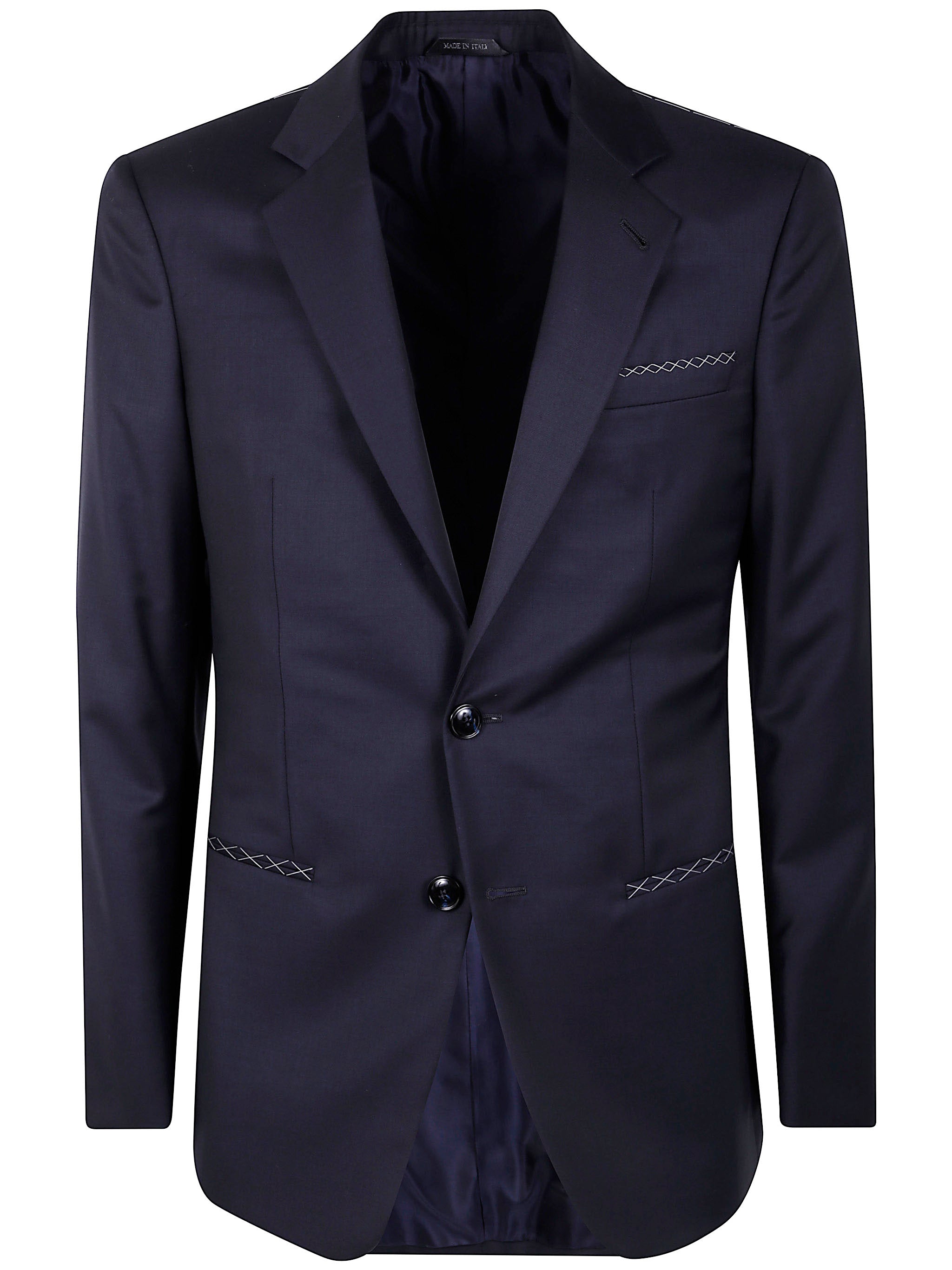 GIORGIO ARMANI Manhattan Woven Suit for Men - Premium Wool & Cashmere Blend