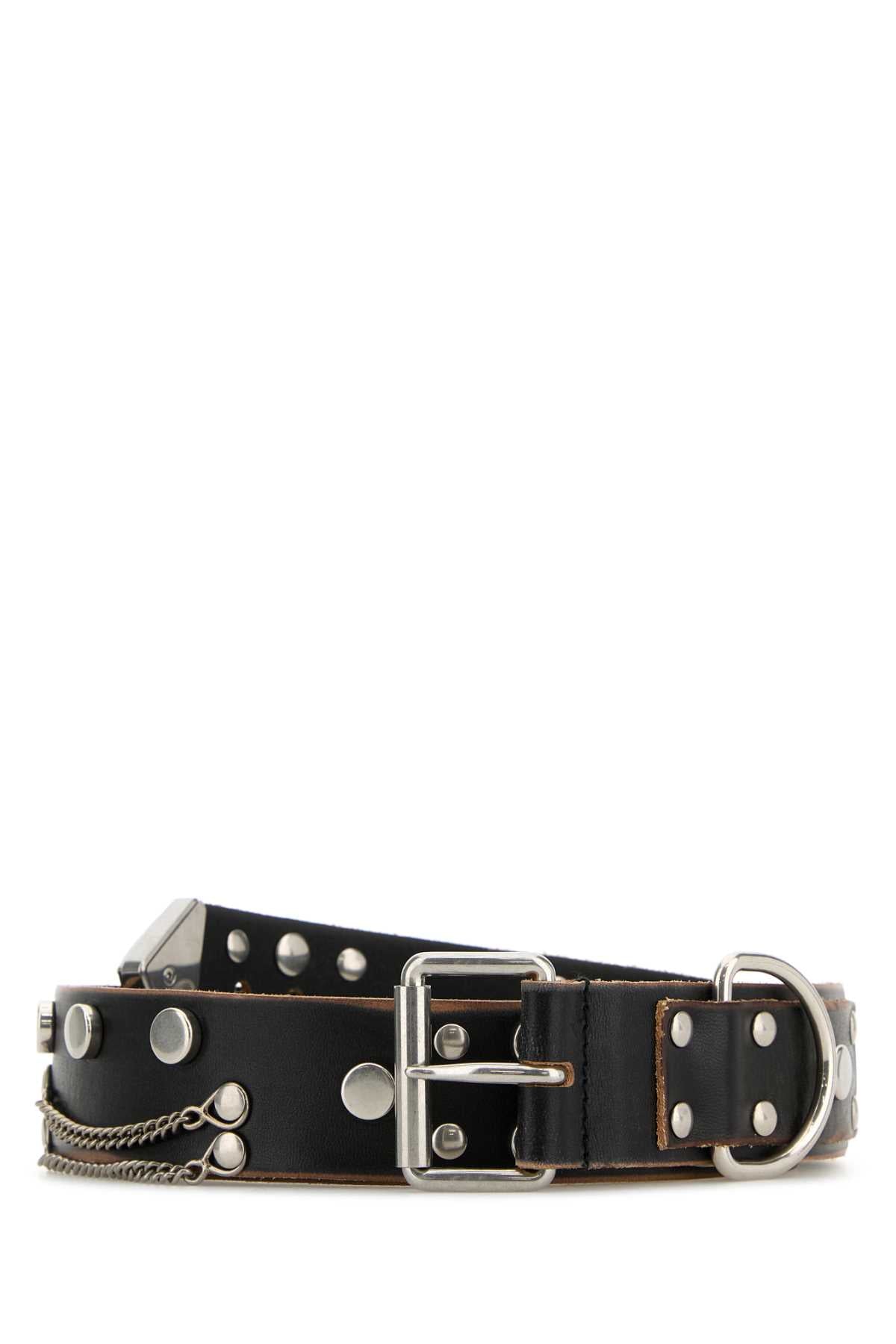 PRADA Classic Leather Belt for Men