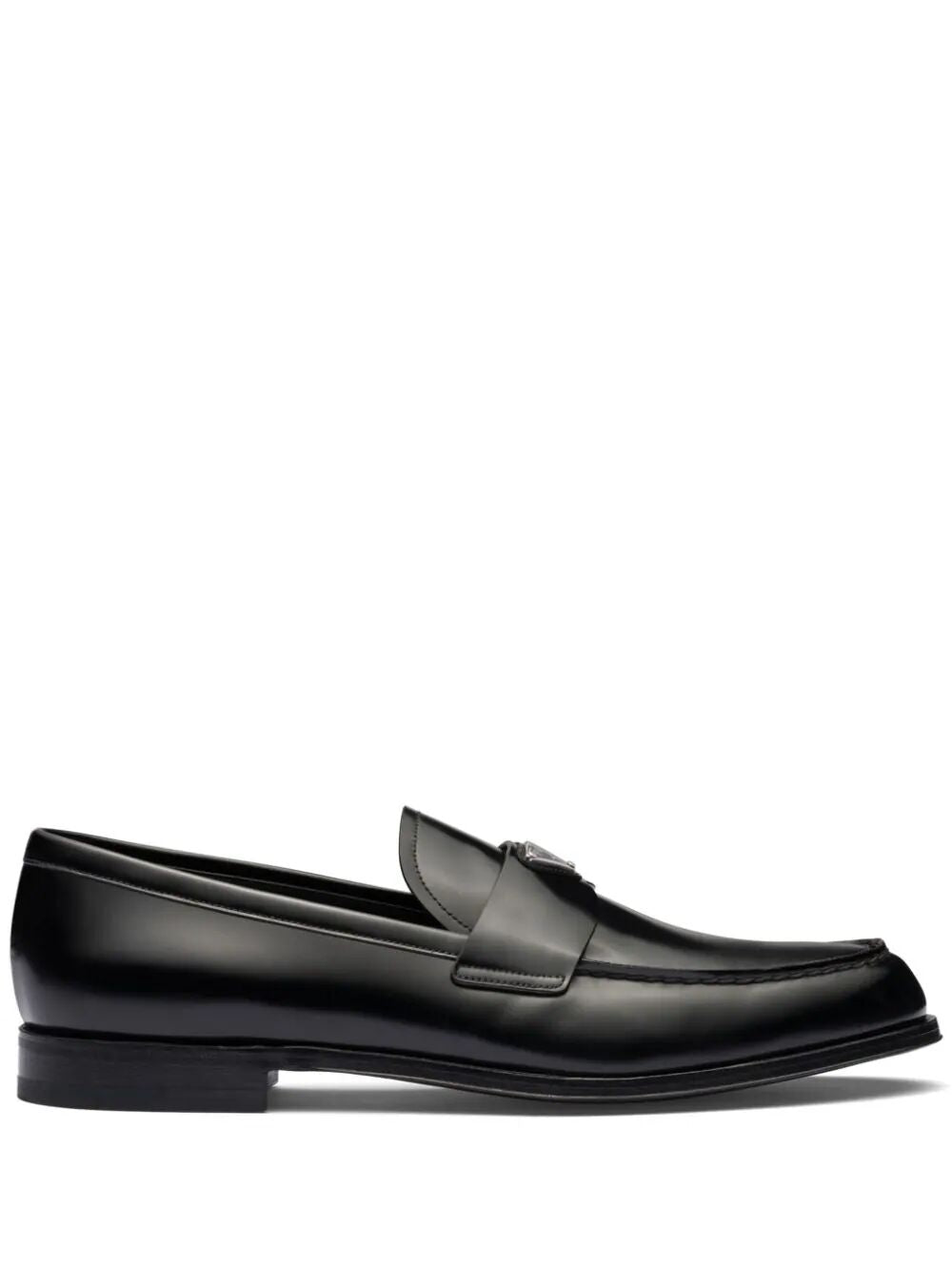 PRADA Men's Leather Loafers - Fall 2024 Collection