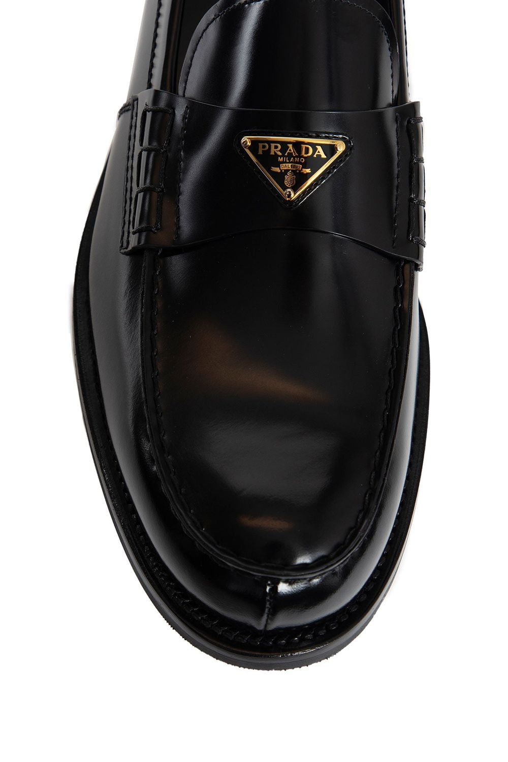 PRADA Men's Premium Leather Moccasins