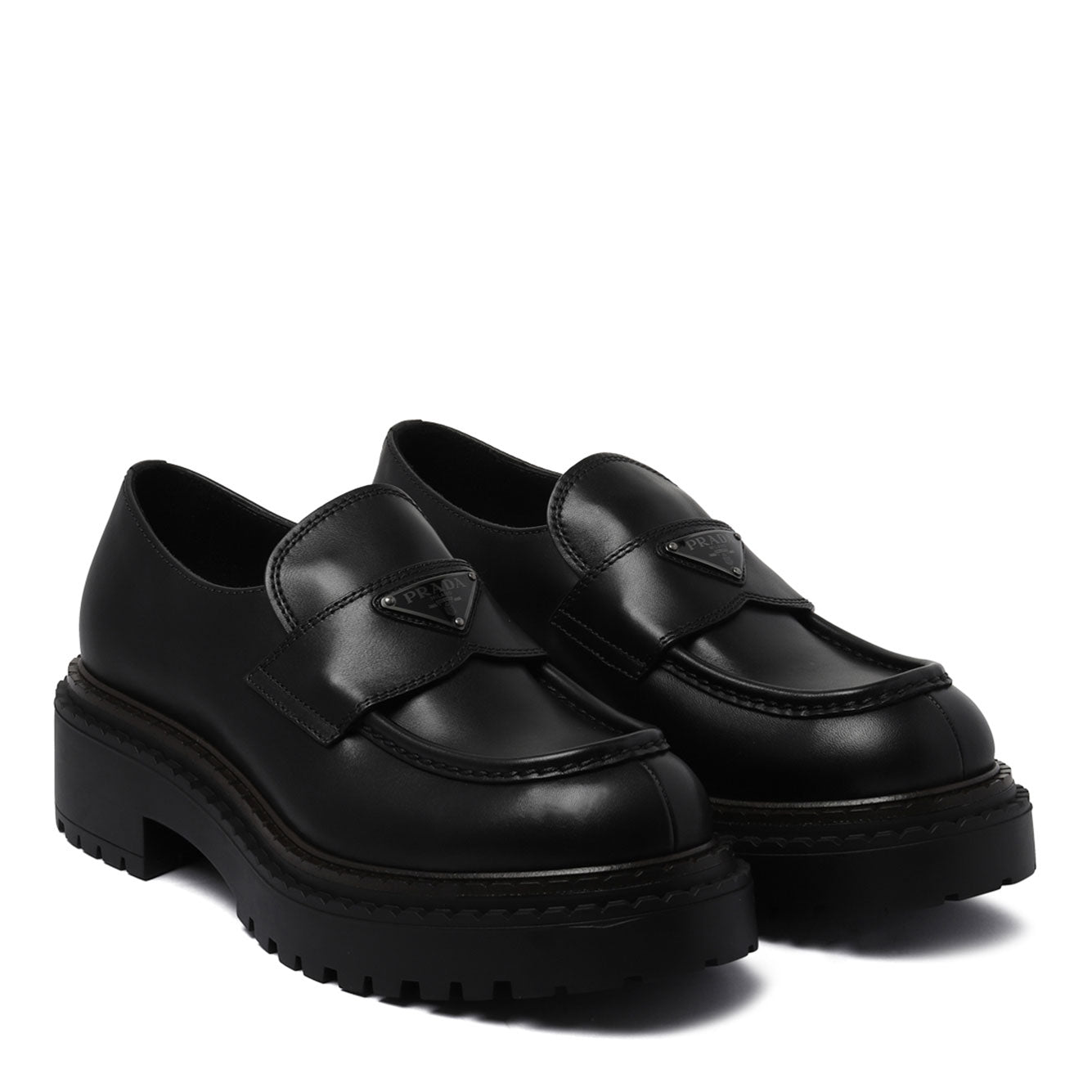 PRADA Classic Cotton Flat Shoes for Men
