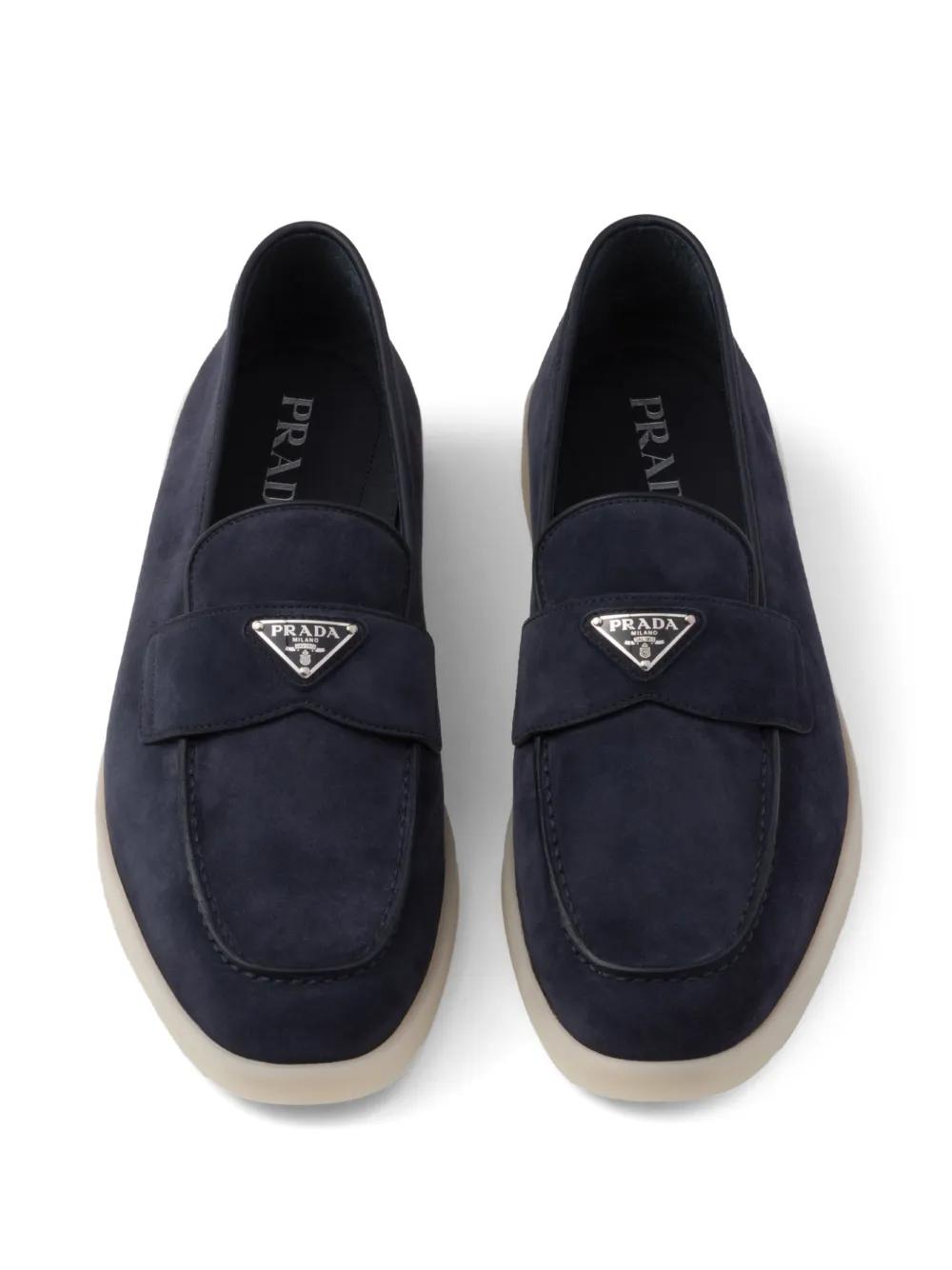PRADA Men's Moccasin Shoes - Timeless Elegance