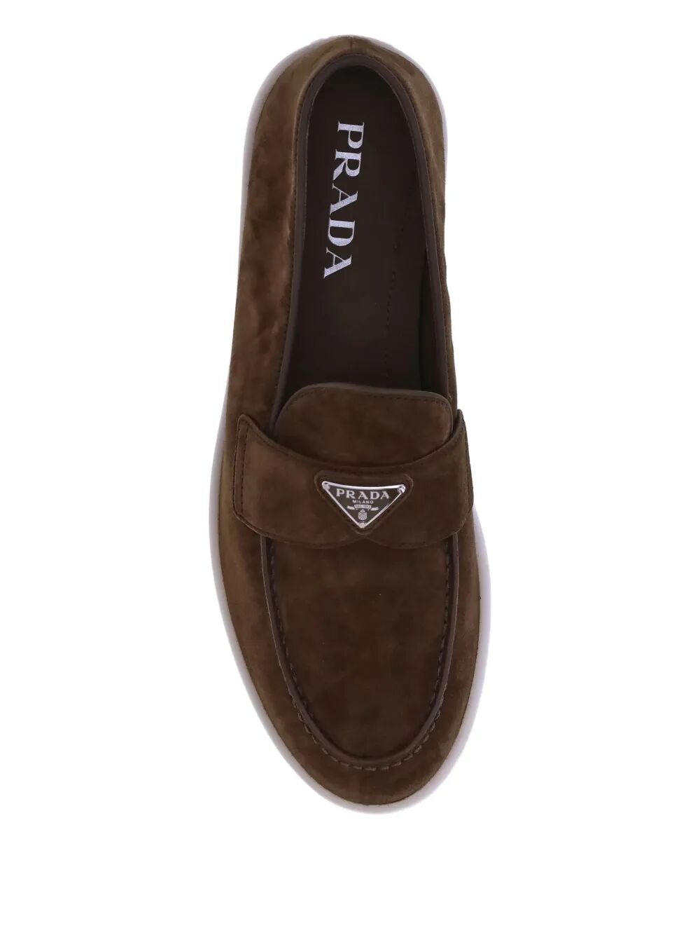 PRADA Classic Suede Loafers for Men