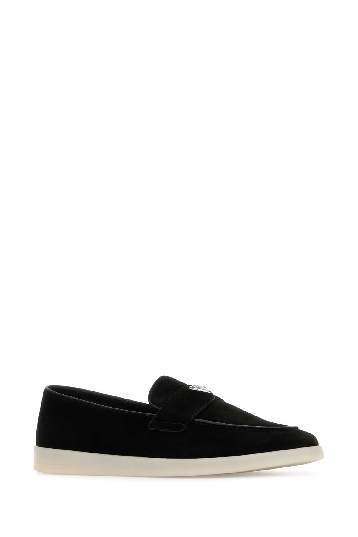 PRADA Suede Slip-On Loafers for Men