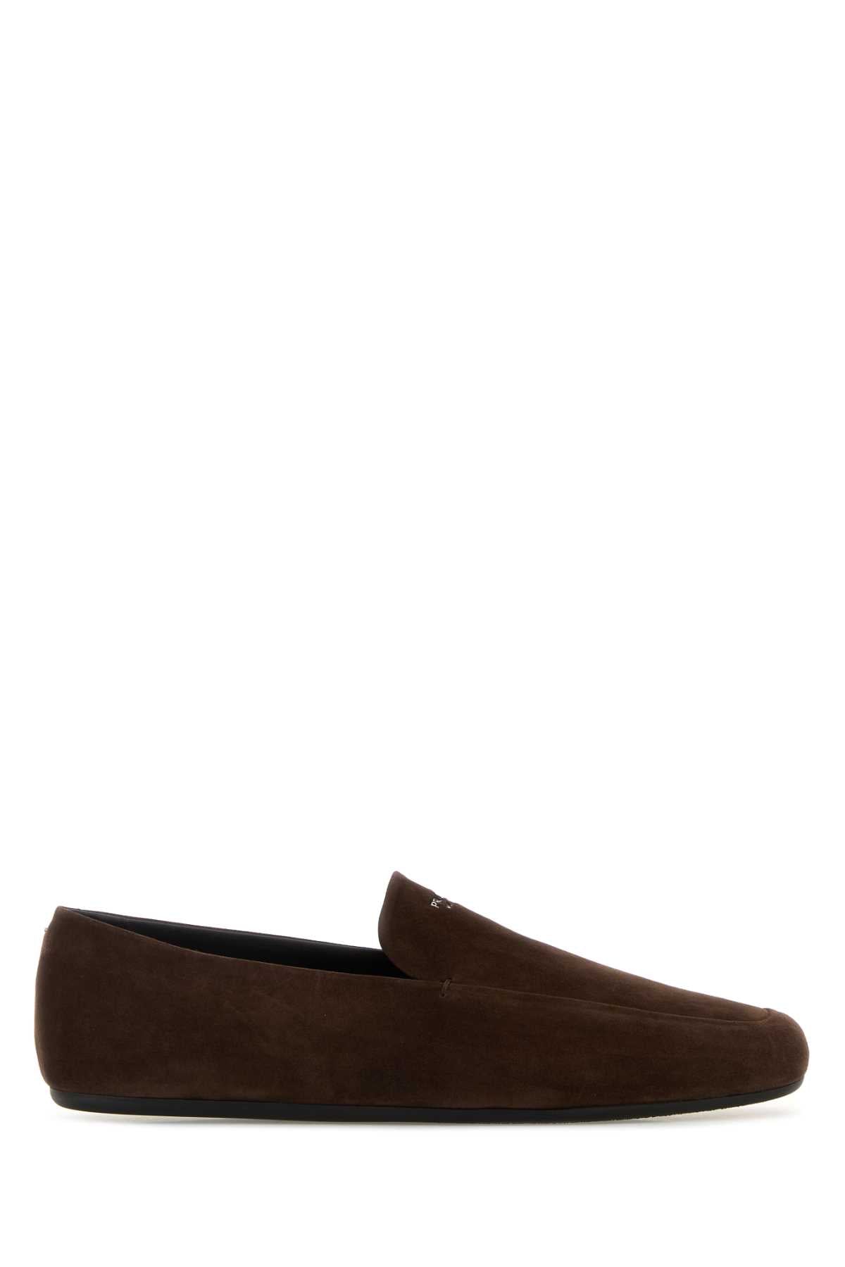 PRADA Men's Suede Loafers - Classic Charm