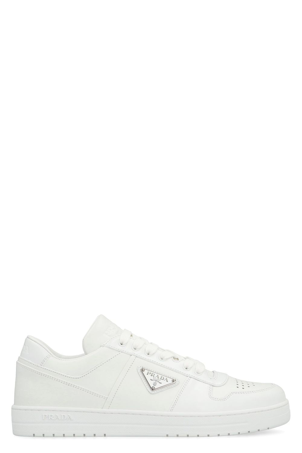 PRADA Downtown Leather Low-Top Sneaker