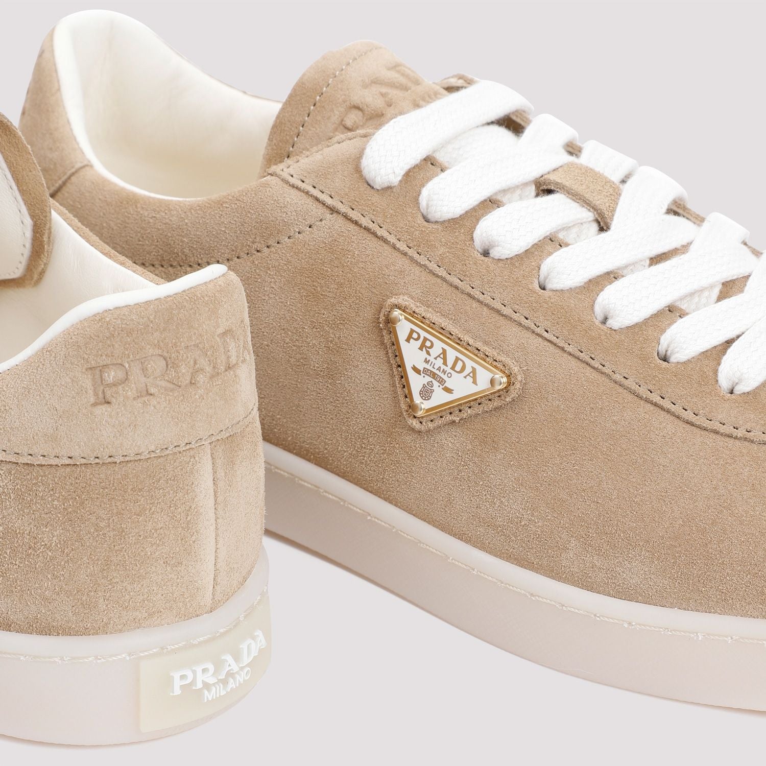 PRADA Men's Suede Sneakers - Timeless Style