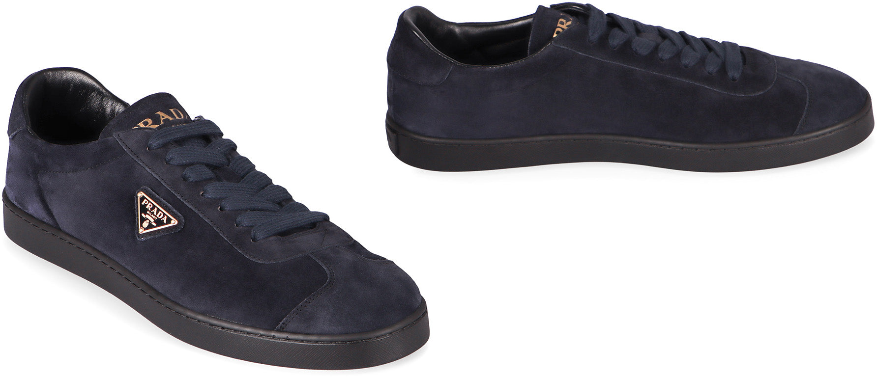 PRADA Suede Low-Top Sneaker for Men