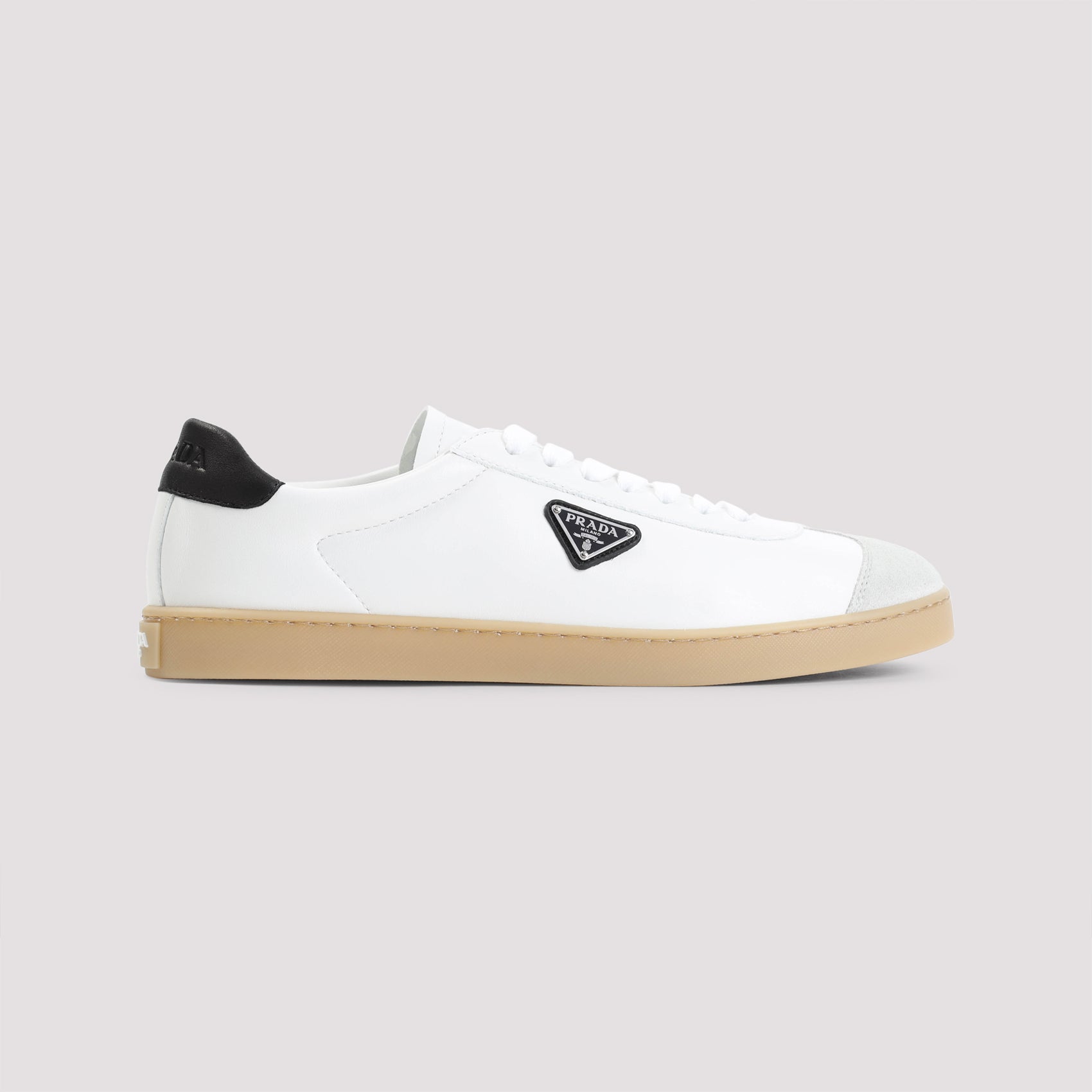 PRADA Nappa Leather Lifestyle Sneakers for Men - SS25 Edition