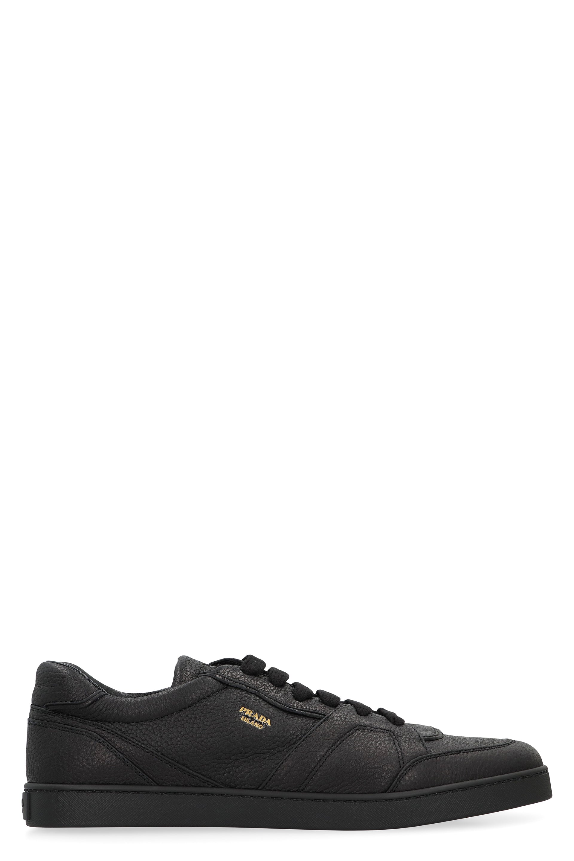 PRADA Men's Low-Top Mini Leather Sneakers