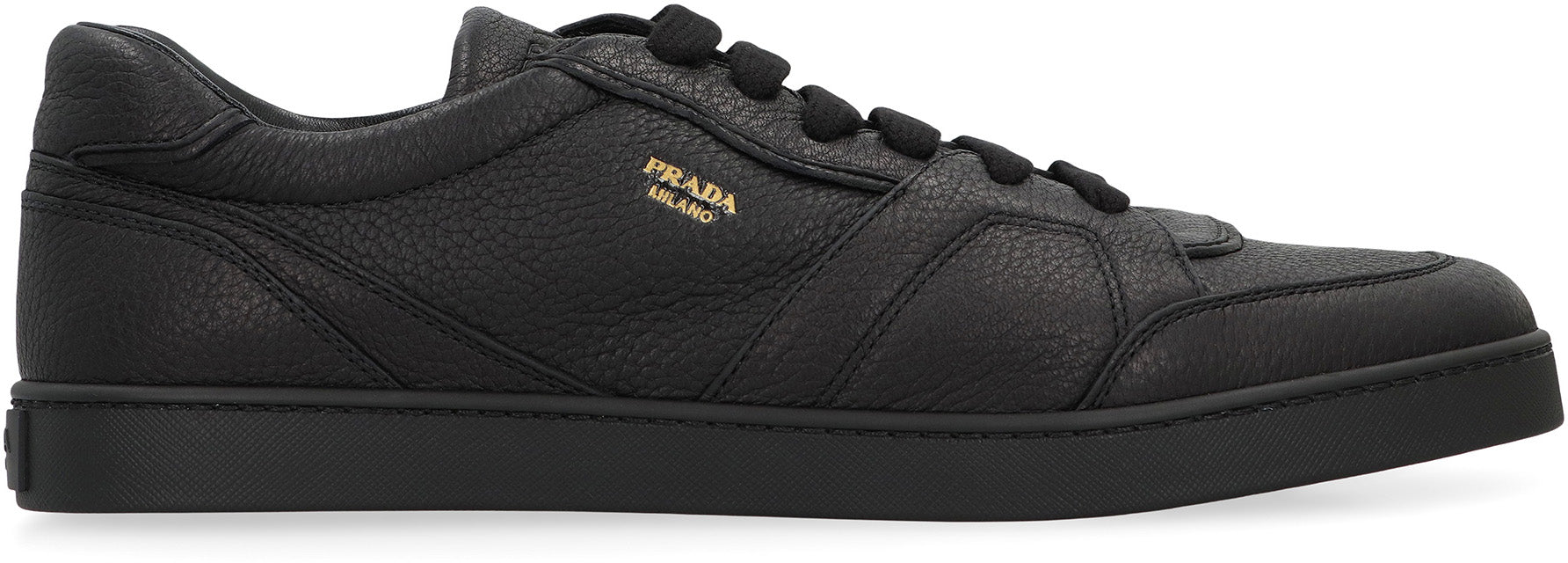 PRADA Men's Low-Top Mini Leather Sneakers