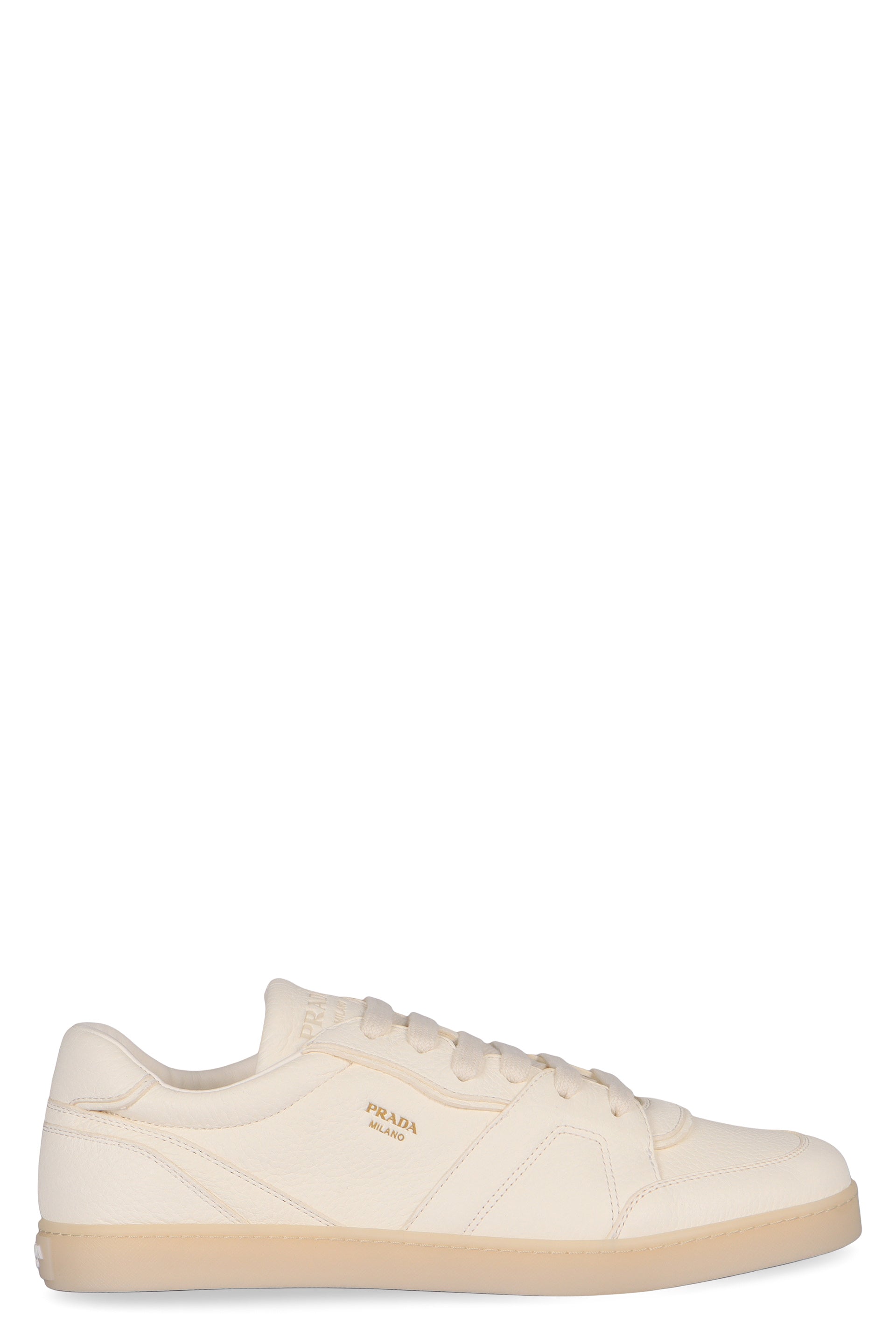 PRADA Men's Low-Top Leather Sneakers