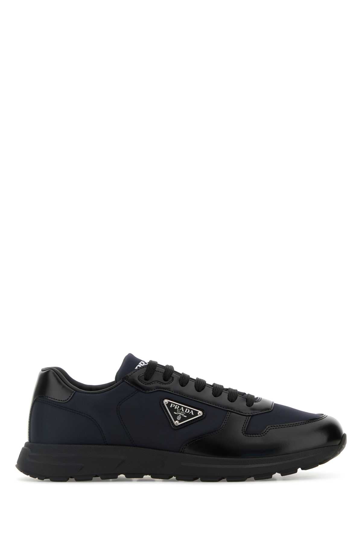 PRADA Two-Tone Nylon and Leather PRAX 2.0 Sneakers for Men