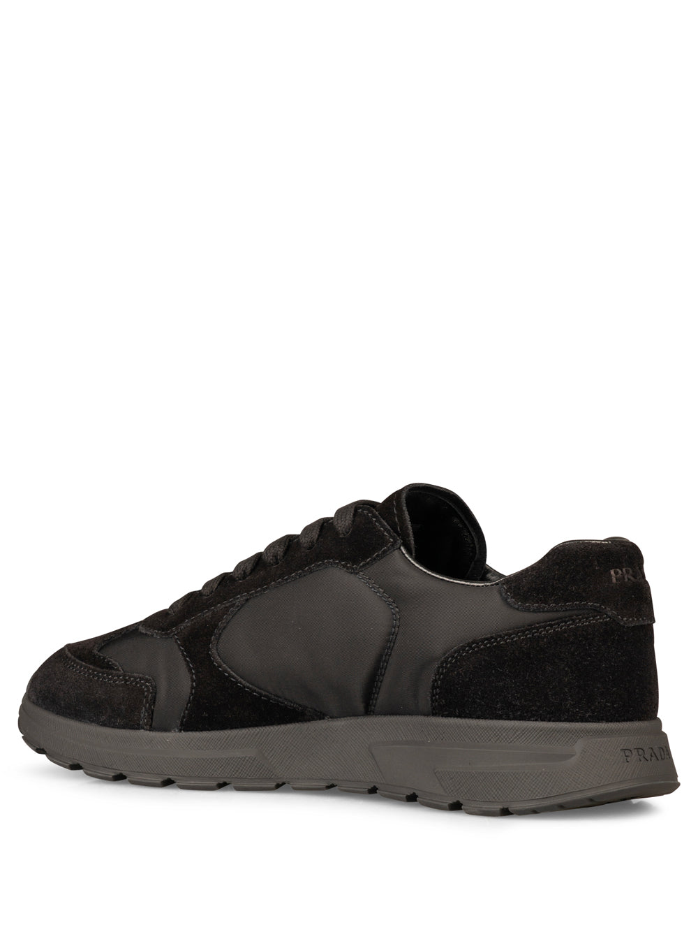 PRADA Men's Nylon and Suede Sneaker