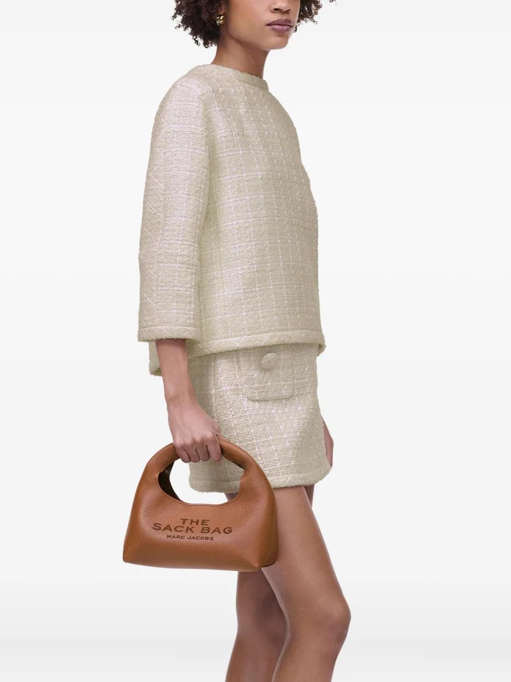 MARC JACOBS Mini Cow Leather Handbag with Argan Oil Finish