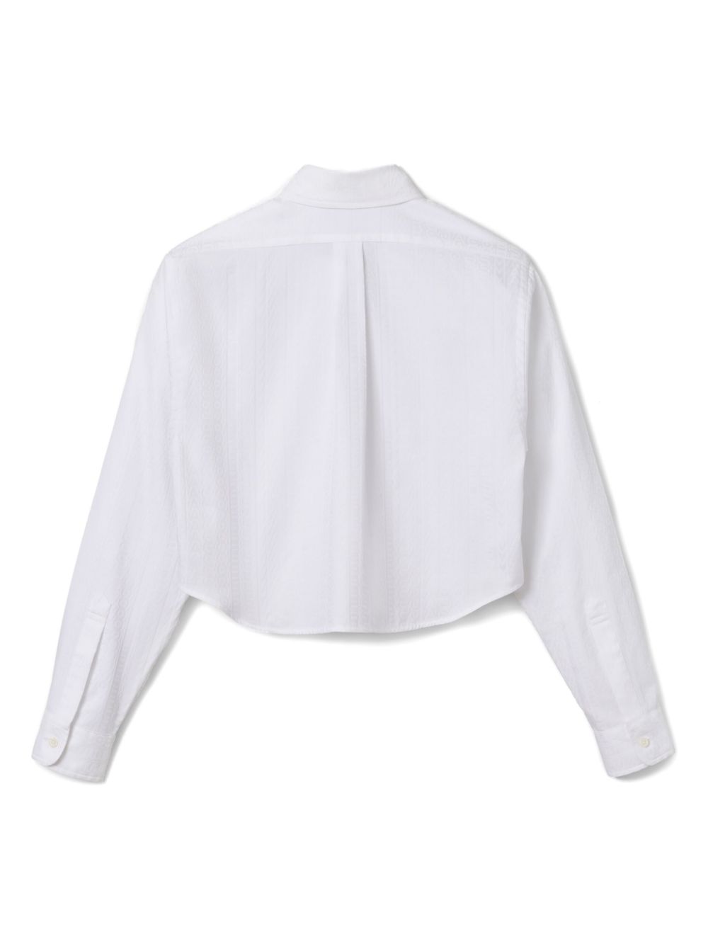MARC JACOBS Classic Cropped Shirting with Monogram Detail