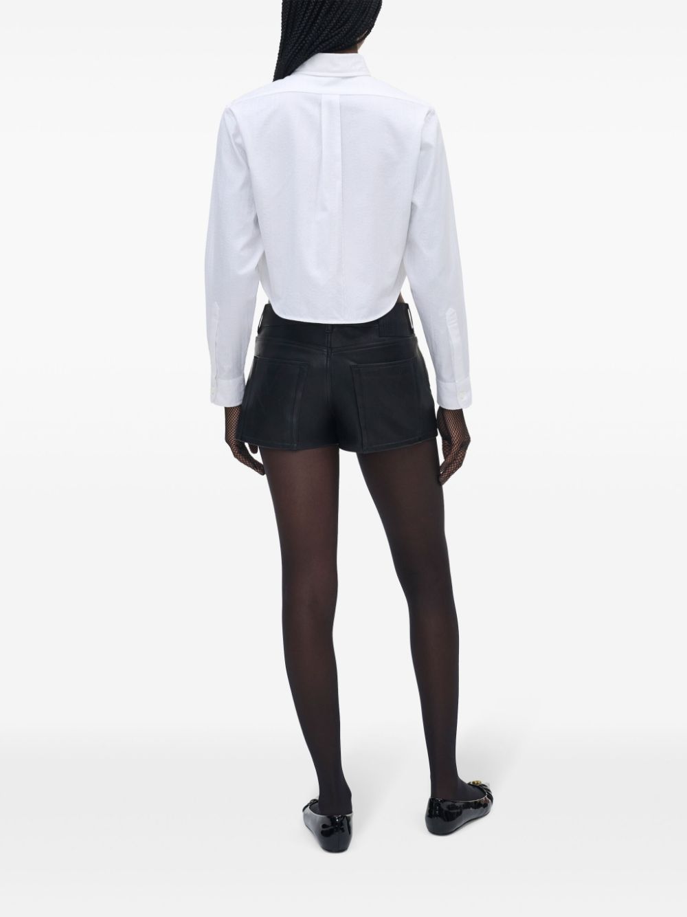 MARC JACOBS Classic Cropped Shirting with Monogram Detail