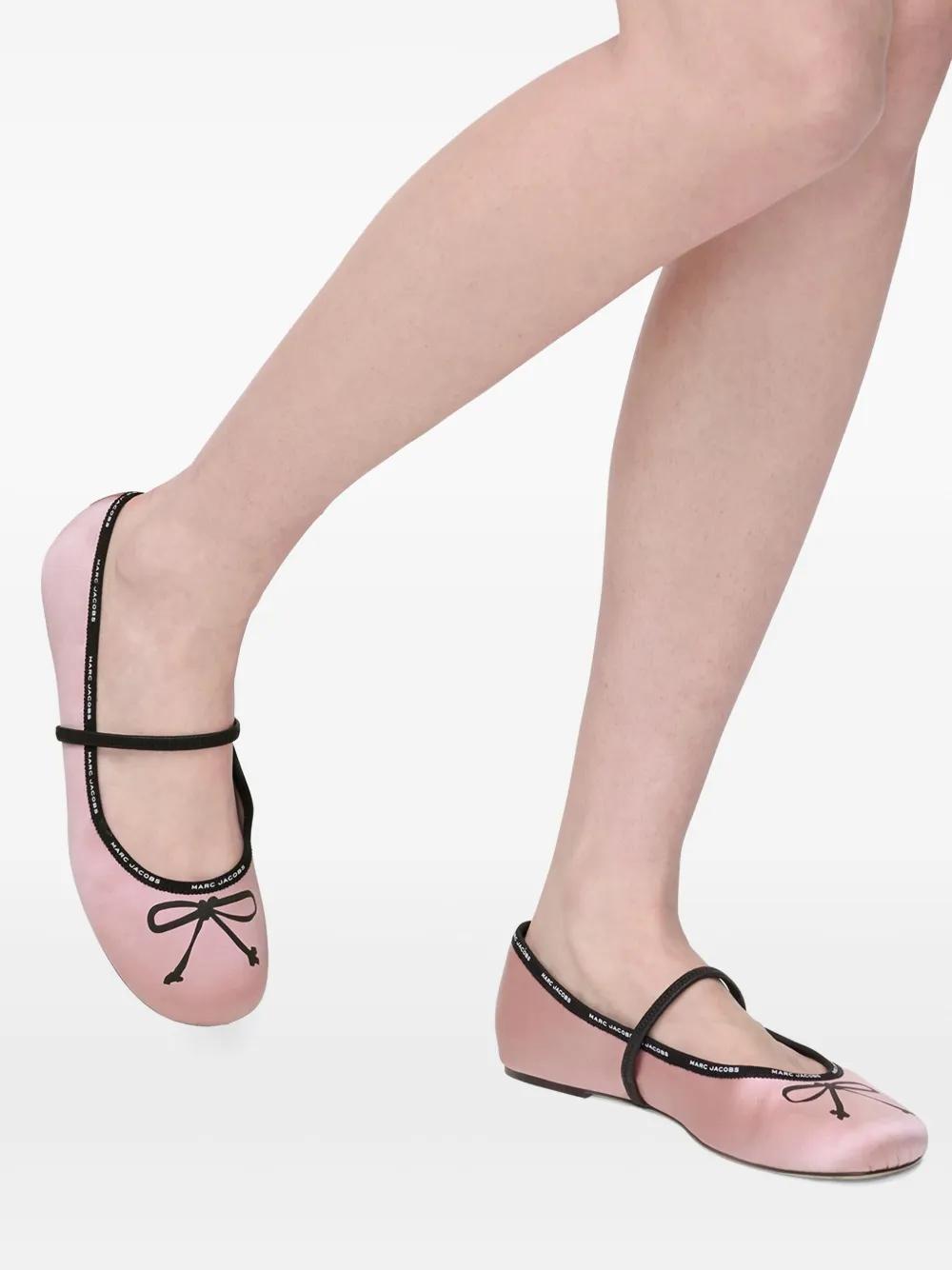 MARC JACOBS Ballet Flats with Bow Detail