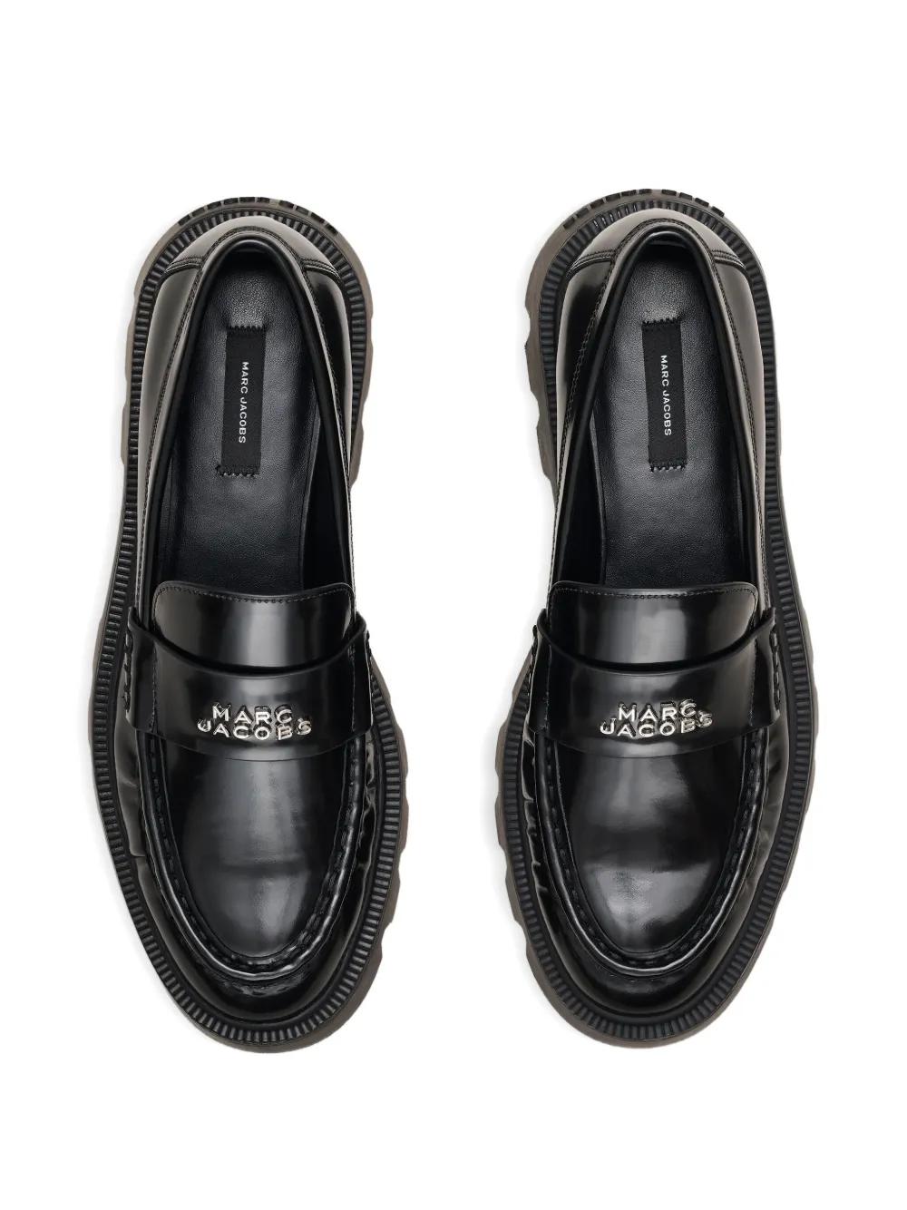 MARC JACOBS Logo Plaque Platform Loafers