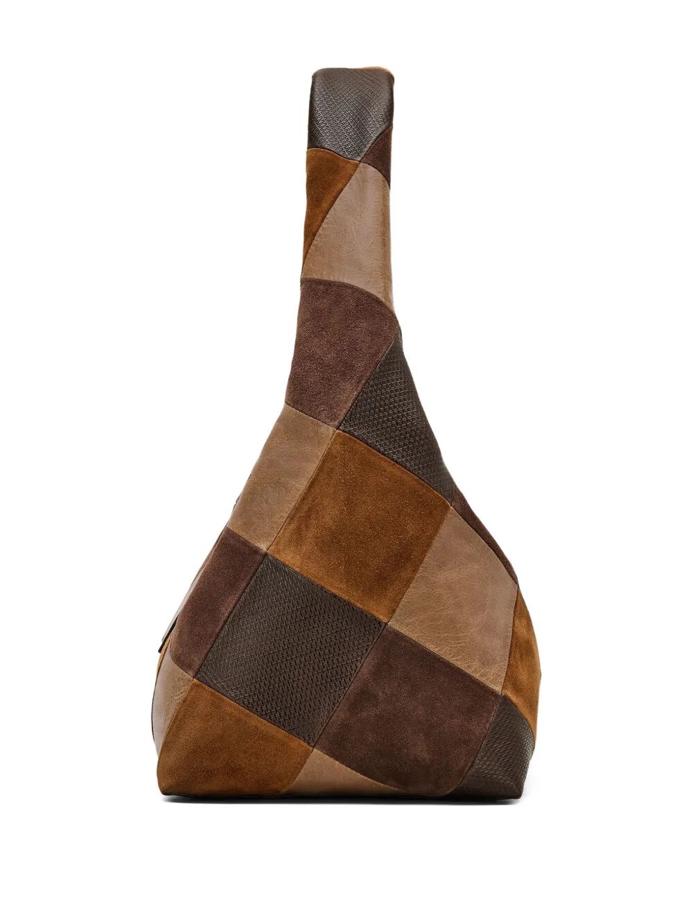 MARC JACOBS Suede Patchwork Sack Handbag (38 x 23 x 21 CM)