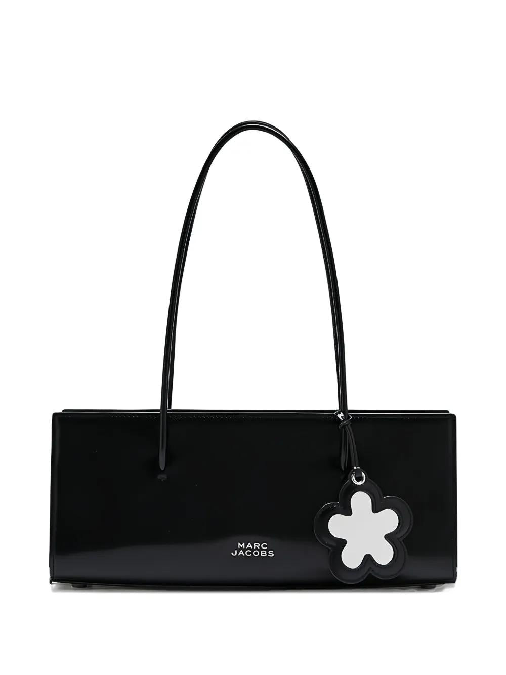 MARC JACOBS Flower Charm Shoulder Handbag - Rectangular Shape