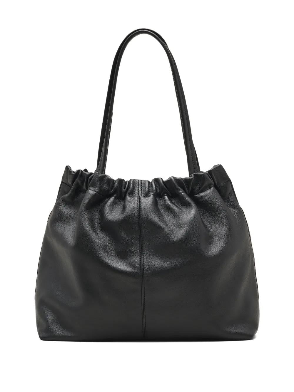 MARC JACOBS Cristina Chain Embellished Drawstring Tote Handbag