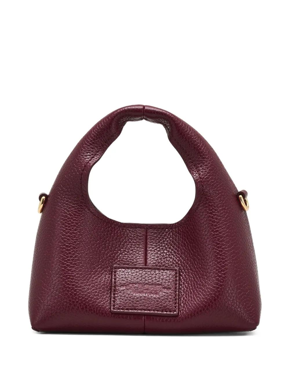 MARC JACOBS Mini Crossbody Sack Handbag in Full-Grain Leather