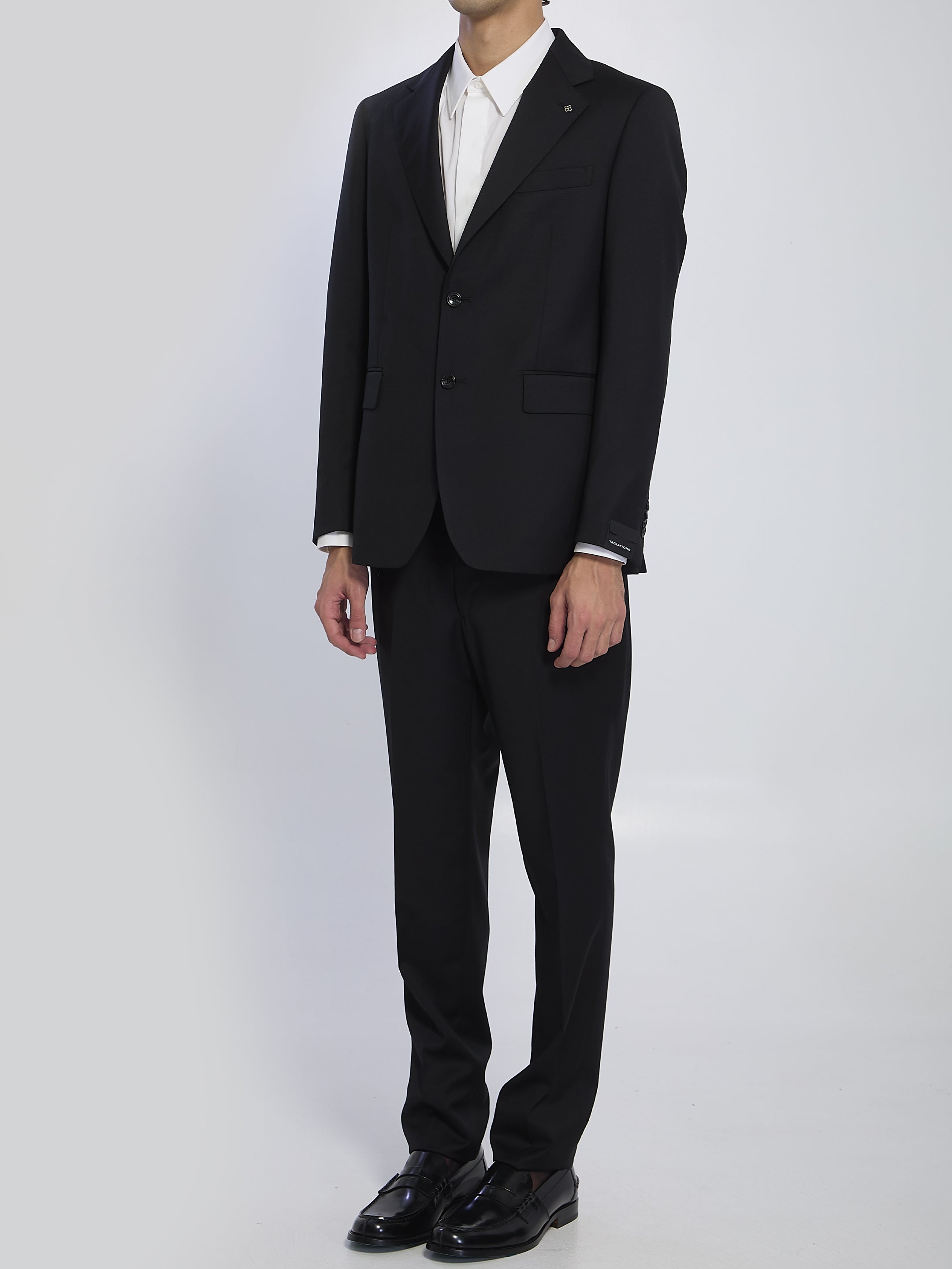 TAGLIATORE Single-Breasted Suit in Virgin Wool - Size 48