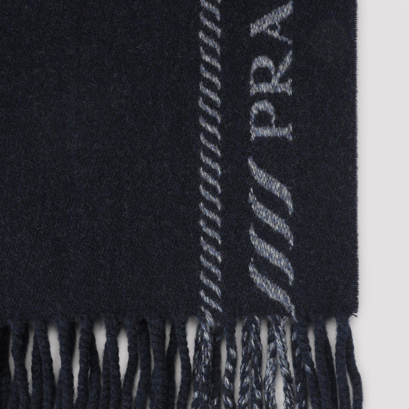 PRADA Cashmere Scarf with Fringed Edges - 28x180 CM