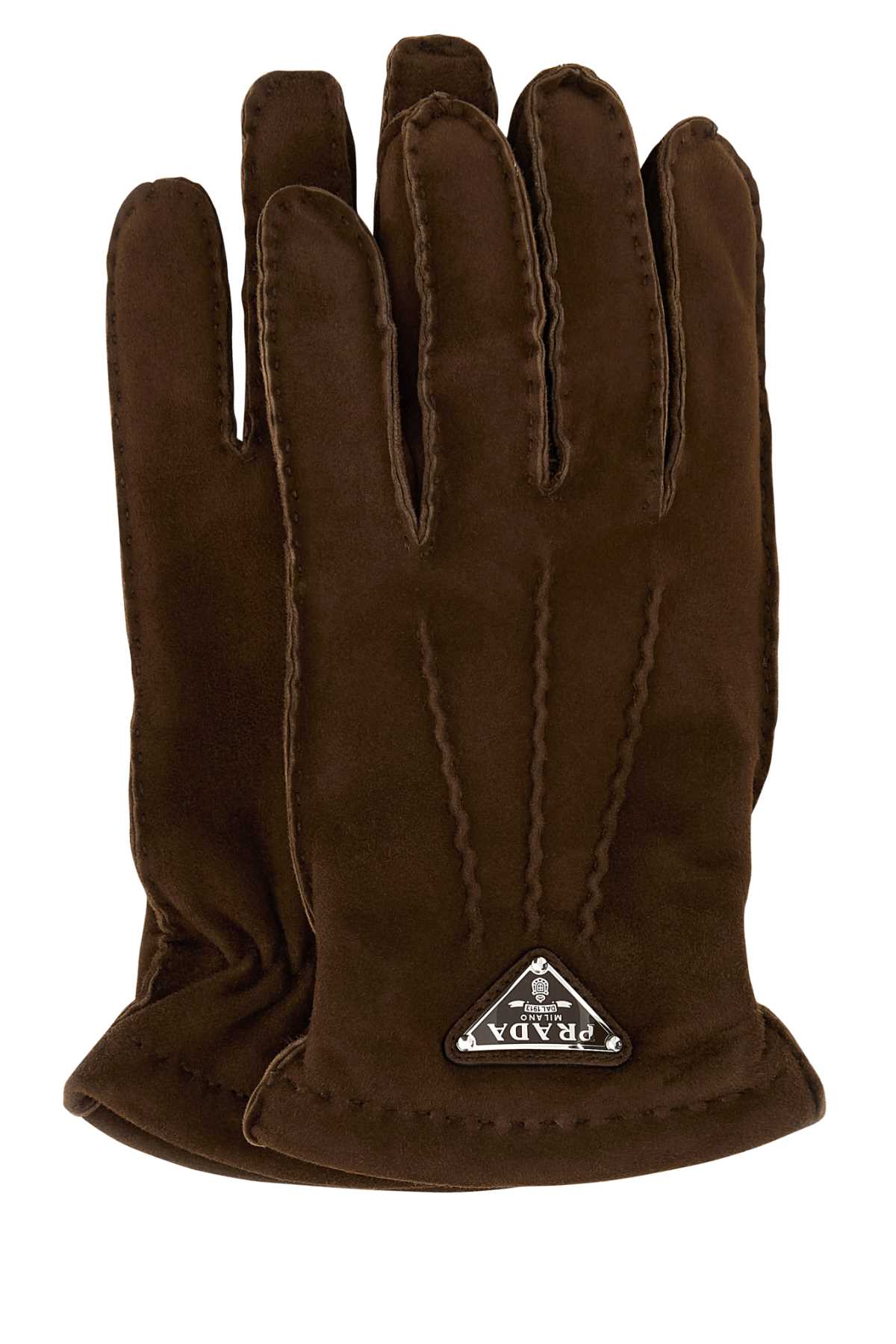 PRADA Men's Suede Gloves for Spring/Summer 2025